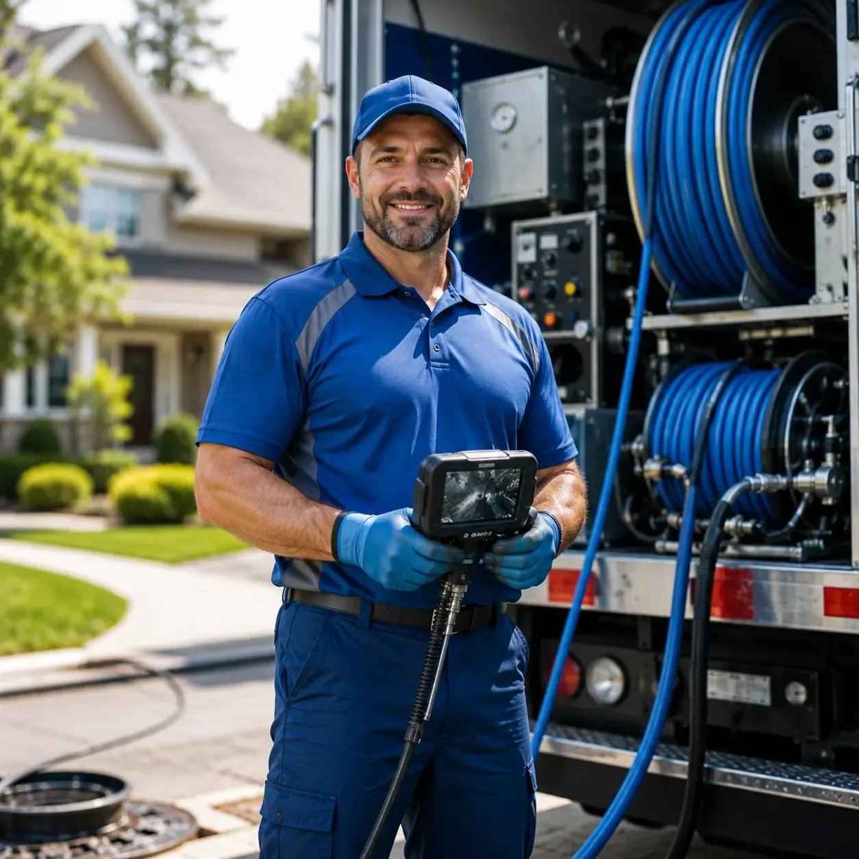 Local outdoor drain cleaning specialists in Wyocena, WI